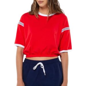 REMERA MANGA CORTA FILA CROPPED CHEVRON F-BOX